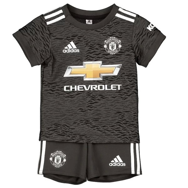 Camiseta Manchester United 2ª Niños 2020/21 Negro